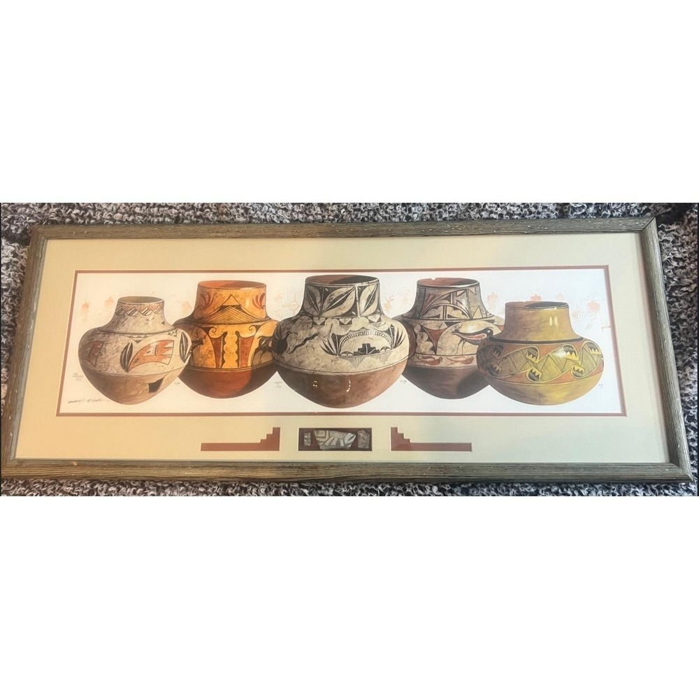 Original Pottery Watercolor Signed by Michael McCullough